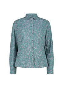 Bluse CMP Longsleeve Shirt with Pattern Damen (Gr 42 |türkis)