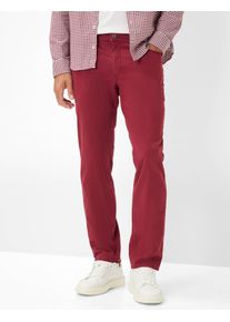 Brax Herren Five-Pocket-Hose Style COOPER VELVET, dunkelrot, Gr. 44/36