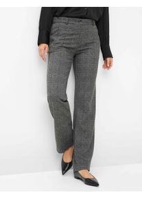 Raphaela by Brax Damen Marlenehose Style PEGGY FLARED BLACK, schwarz, Gr. 38K