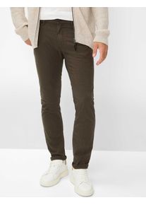 Brax Herren Five-Pocket-Hose Style CHUCK NOUGAT, dunkelbraun, Gr. 33/32