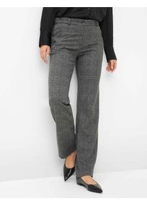 Raphaela by Brax Damen Marlenehose Style PEGGY FLARED BLACK, schwarz, Gr. 38