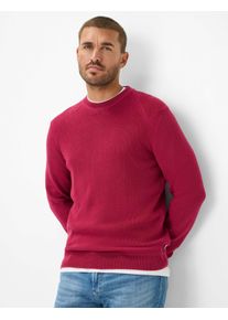 Brax Herren Strickpullover Style ROY vitamins, hellrot, Gr. XL