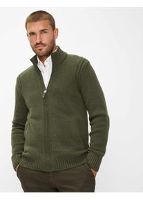 Brax Herren Strickjacke Style JAKE olive Gr&uuml;n Oliv, gr&uuml;n - oliv, Gr. M