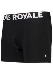 Kurze Unterhose Mons Royale Hold 'em Shorty Boxer Herren (Gr L |schwarz)