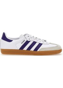 Adidas Low-Top Sneaker - Samba Og W Cloud White / Energy Ink / Off White - Gr. US_12_5 - in Wei&szlig; - f&uuml;r Damen
