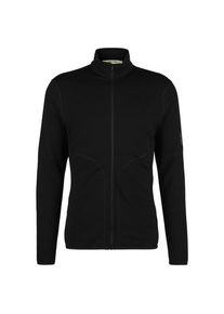 Icebreaker Merino 560 RealFleece Elemental II L/S Zip Merinojacke Herren (Gr L |schwarz)
