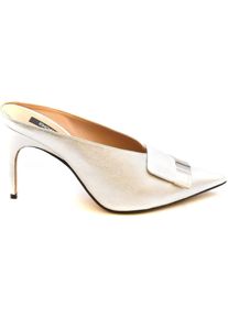 Sergio Rossi Hohe Schuhe - Decollete Silver - Gr. 37 (EU) - in Silber - f&uuml;r Damen