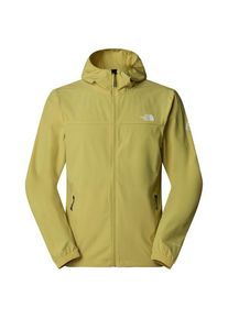 The North Face Mountain Athletics Hooded Wind Jacket Softshelljacke Herren (Gr XL |oliv/beige)