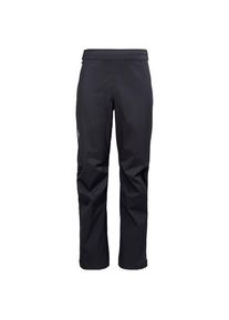 Black Diamond Fineline Stretch FZ Pants Regenhose Herren (Gr XL - Regular |schwarz/grau |wasserdicht)