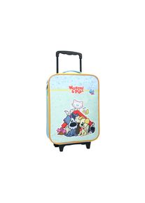 Kinder Trolley Koffer Woezel & Pip – Fröhlicher Aufdruck, 41×30×14 cm