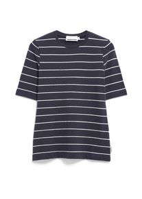 T-Shirt armedangels Jaanisara Fine Stripe Damen (Gr L |grau)