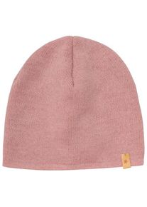Huttelihut Beanie Solid Wool Knit Mütze Kids (Gr 50 cm - 12-24 Months |rosa)