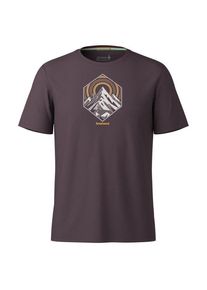 Smartwool Peak Energy Active Short Sleeve Graphic Shirt Merinoshirt Herren (Gr L |grau)