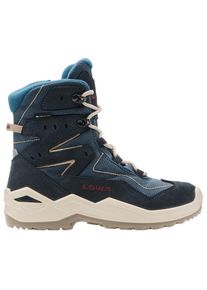Lowa Lino GTX Hi Junior Winterschuhe Kinder Wandern (Gr 34 |blau |wasserdicht)