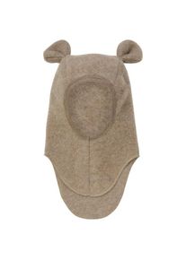 Mütze Huttelihut Balaclava Bear Ears Wool Fleece Kinder (Gr 53 cm - 4-6 Years |beige)