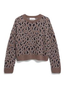 Pullove armedangels Diliriaa Leopaa Damen (Gr L |braun)