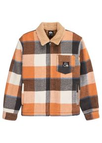 Quiksilver DNA Sherpa Harrington Jacket Freizeitjacke Kinder (Gr L - 14 Years |braun)
