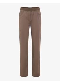 Raphaela by Brax Damen Five-Pocket-Hose Style CARINA TAUPE, hellbraun, Gr. 36