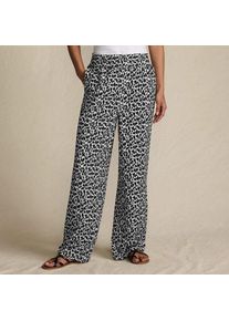 LANDS' END Dehnbund-Hose, Damen,  Schwarz, Baumwolle/Viskose/Baumwoll-Mischung, by Lands' End