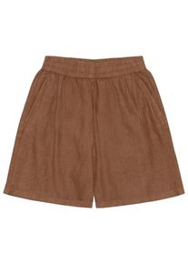 KnowledgeCotton Apparel Posey Wide Mid-Rise Shorts Women (Gr L |braun)