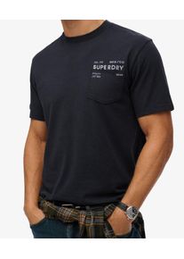 Superdry Herren Locker Geschnittenes Utility-t-shirt Dark Grey - Gr&ouml;&szlig;e: XL 1040405503233AFB004