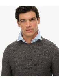 Superdry Herren Leichter Strukturierter Baumwollpullover Black - Gr&ouml;&szlig;e: S 1041411500725AMI001