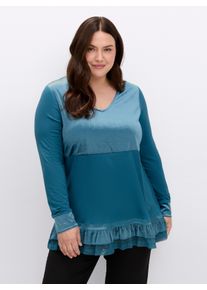 sheego by Joe Browns sheego Große Größen Shirt im Lagenlook, topas, Größe 48/50 - Damen