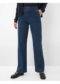 Raphaela by Brax Damen Marlenehose Style PAM FLARED DARK BLUE, denim dunkelblau, Gr. 46K