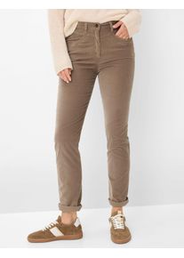 Raphaela by Brax Damen Cordhose Style LAURA NEW TAUPE, hellbraun, Gr. 44