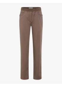 Raphaela by Brax Damen Five-Pocket-Hose Style CARINA TAUPE, braun, Gr. 46