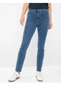 Raphaela by Brax Damen Five-Pocket-Hose Style LUCA STONED, denim blau, Gr. 50K