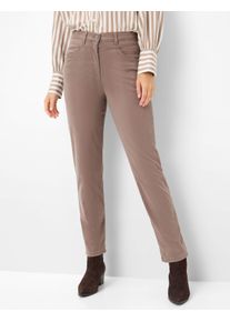 Raphaela by Brax Damen Five-Pocket-Hose Style CAREN NEW TAUPE, hellbraun, Gr. 46K