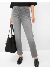Raphaela by Brax Damen Five-Pocket-Hose Style CAREN NEW GREY, denim grau, Gr. 36
