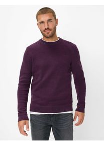 Brax Herren Strickpullover Style ROY blackberry, dunkles lila, Gr. 5XL