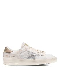 Golden Goose Deluxe Brand Golden Goose Low-Top Sneaker - Stardan Neutral Sneakers With Textured Leather - Gr. 40 (EU) - in Wei&szlig; - f&uuml;r Damen