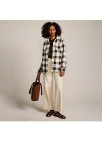 LANDS' END Anyweather Fleece-Hemdjacke, Damen,  Lila, Polyester, by Lands' End