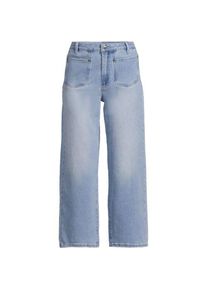 LANDS' END 7/8-Jeans mit weitem Bein, Damen,  Blau, by Lands' End