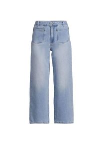 LANDS' END 7/8-Jeans mit weitem Bein, Damen, size: regular, Blau, by Lands' End