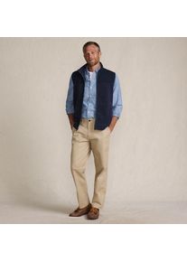 LANDS' END Anyweather Fleece-Weste, Herren,  Blau, Polyester, by Lands' End