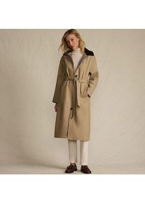 LANDS' END Wendbarer Trenchcoat mit G&uuml;rtel, Damen,  Beige, Polyester/Polyester-Mischung, by Lands' End