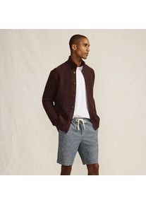 LANDS' END Cardigan mit Stehkragen, Herren,  Braun, by Lands' End