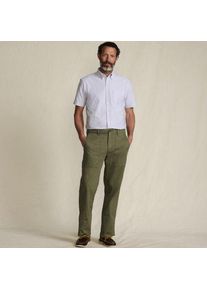 LANDS' END Twill-Hose mit Stretch f&uuml;r Herren, Herren, size: regular, Gr&uuml;n, Elasthan/Baumwoll-Mischung, by Lands' End