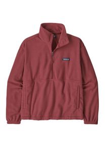 Patagonia Micro D 1/2 Zip Fleece P/O Fleecepullover Damen Wandern (Gr XS |rot)