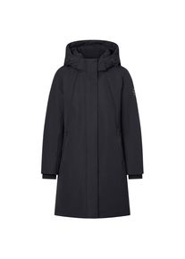 ECOALF Glamour Jacket Mantel Damen (Gr XS |schwarz |wasserdicht)