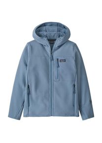 Patagonia R2 Techface Hoody Fleecejacke Kinder Wandern (Gr M |blau)