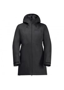 Jack Wolfskin Heidelstein Ins Jacket Mantel Damen (Gr M |schwarz |wasserdicht)
