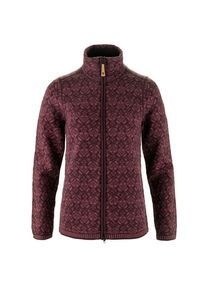 Fj&auml;llr&auml;ven Wolljacke Fj&auml;llr&auml;ven Snow Cardigan Damen (Gr XS |rot)