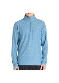 Laufjacke New Balance Space Dye 1/4 Zip Herren (Gr S |blau)