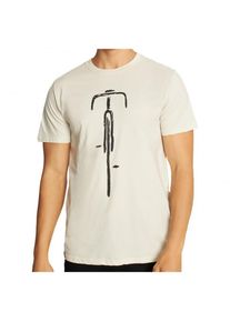 T-Shirt DEDICATED T-Shirt Stockholm Bike Front Herren (Gr XXL |beige)