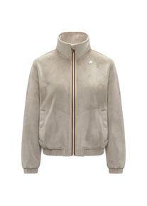 K-Way Viviette Velour Polar Fleecejacke Damen (Gr M |grau)